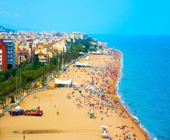 Apartamento A 100 Metros De La Playa Pineda de Mar Esterno foto